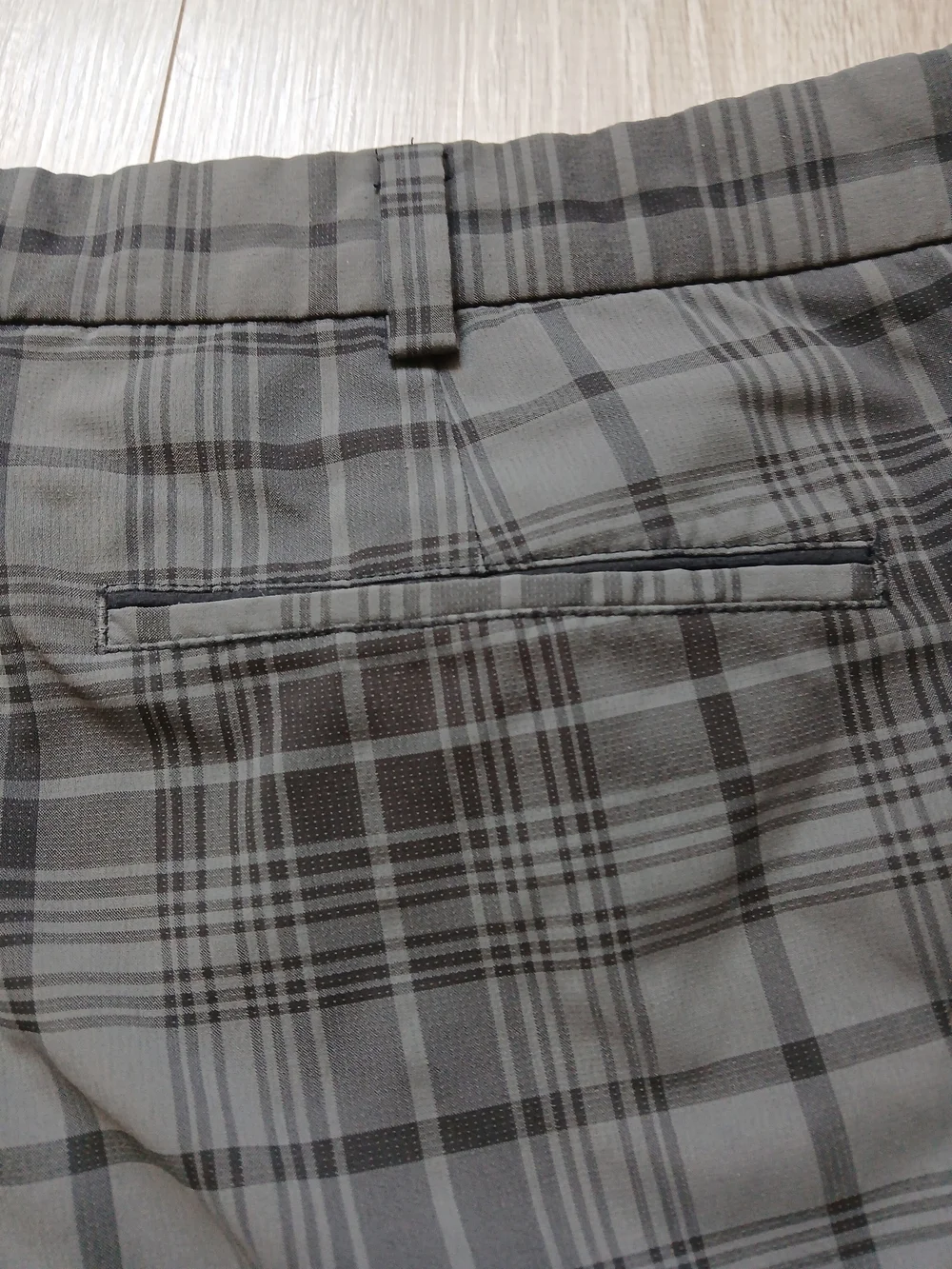 Nike Golf Tour Performance Dri-Fit Pants Men's Size 38 X 32 Gray Plaid - Picture 10 of 13
